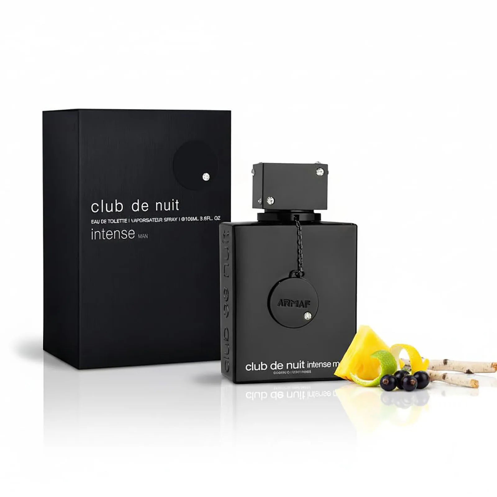 ARMAF Club De Nuit Intense Man EDT For Men, New In Box Black Fragrance 3.6 Fl Oz, Long-Lasting Woody Spicy Premium Scent perfume