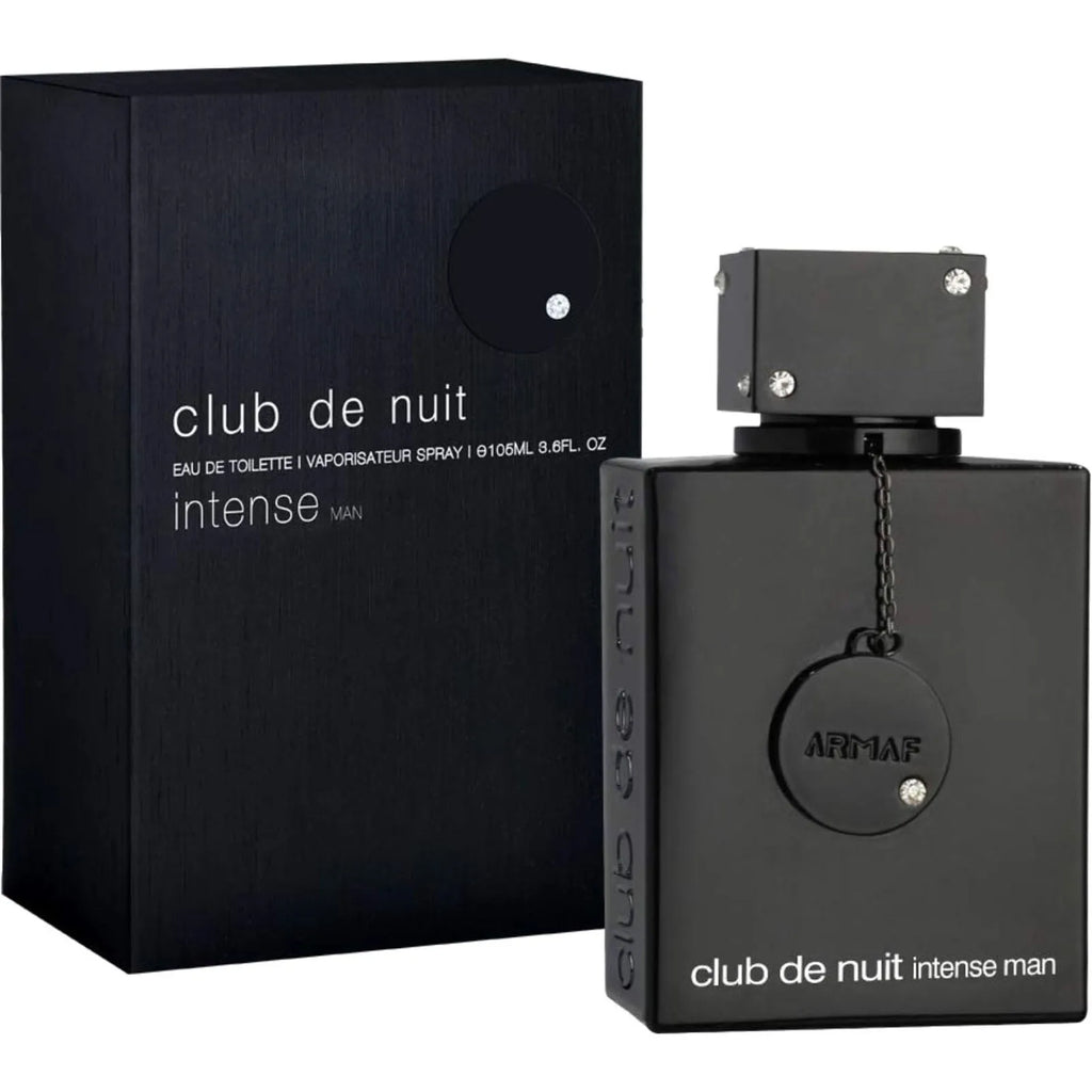 ARMAF Club De Nuit Intense Man EDT For Men, New In Box Black Fragrance 3.6 Fl Oz, Long-Lasting Woody Spicy Premium Scent perfume
