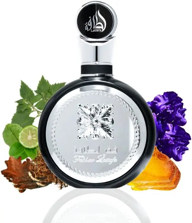 Lattafa Fakhar Silver Eau Men's Perfume 100 ml-Sophisticated Male Fragrance