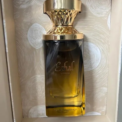 "Eshal Vanilla Eau de Parfum 100ml – Perfume Árabe 100% Original con Esencia de Vainilla Oriental y Flores Exóticas para Amantes del Lujo y la Tradición