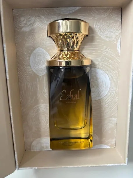 "Eshal Vanilla Eau de Parfum 100ml – Perfume Árabe 100% Original con Esencia de Vainilla Oriental y Flores Exóticas para Amantes del Lujo y la Tradición