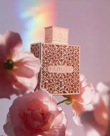 Rayhaan Divine Perfume for Women 100 ml - Original Arabic fragrance with floral notes, elegant and long-lasting scent, featuring jasmine, rose, and warm amber, ideal for special occasions and daily sophisticated use.
