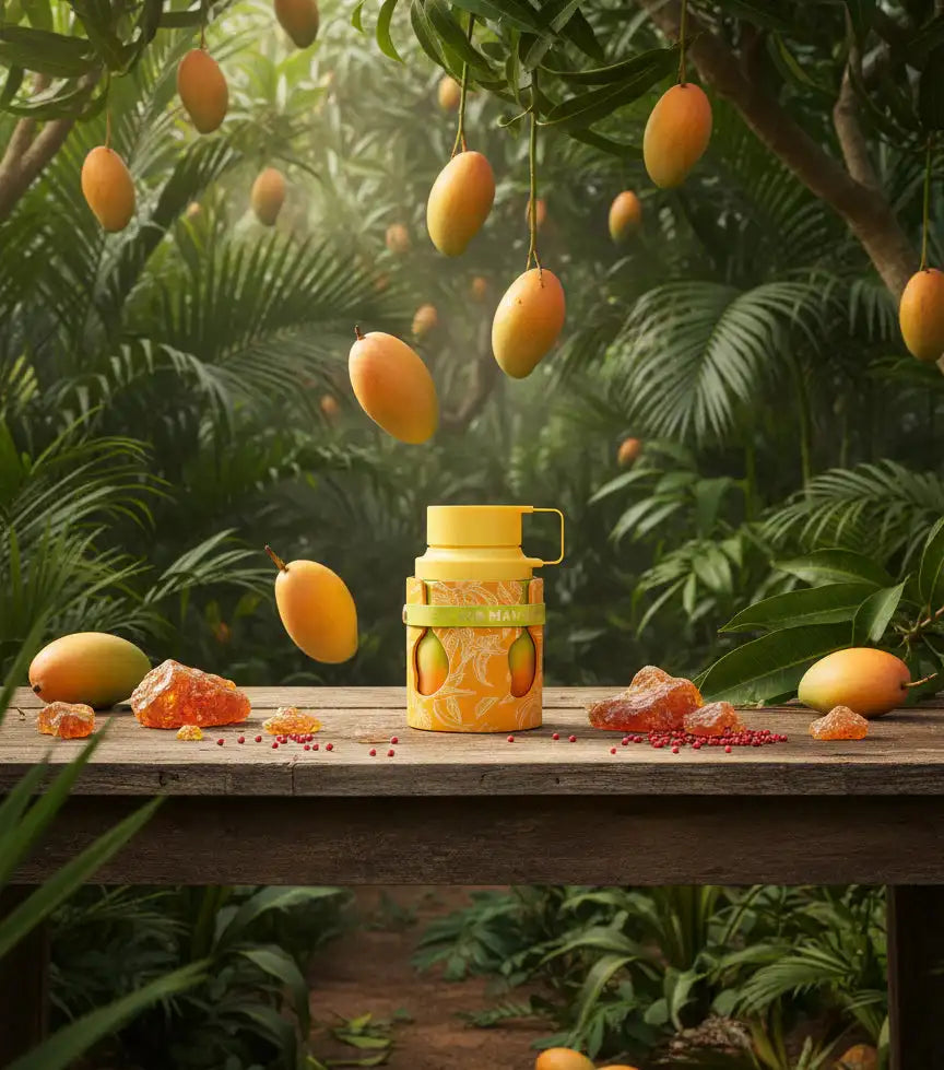 Armaf odyssey go mango eau de parfum unisex 100ml oriental fragrance fruity sweet mango exotic long-lasting perfume original ideal gift