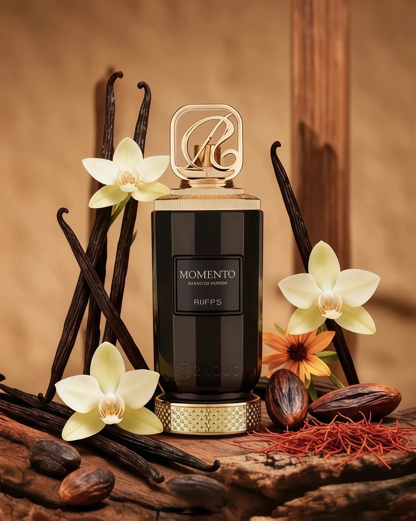 Momento riiffs perfumes 100ml unisex sophisticated woody spicy fragrance for men and women elegant and balanced with notes of bergamot and damask rose
