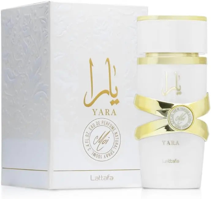 YARA ROSA 100ML, original Arabic perfume for women, features a captivating sweet and floral aroma with long-lasting durability, elegantly packaged in a modern bottle, ideal for gifting and special occasions.