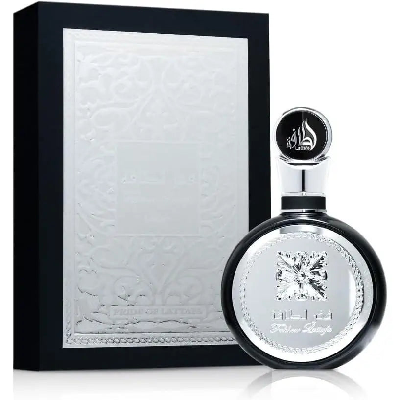 Lattafa Fakhar Silver Eau Men's Perfume 100 ml-Sophisticated Male Fragrance