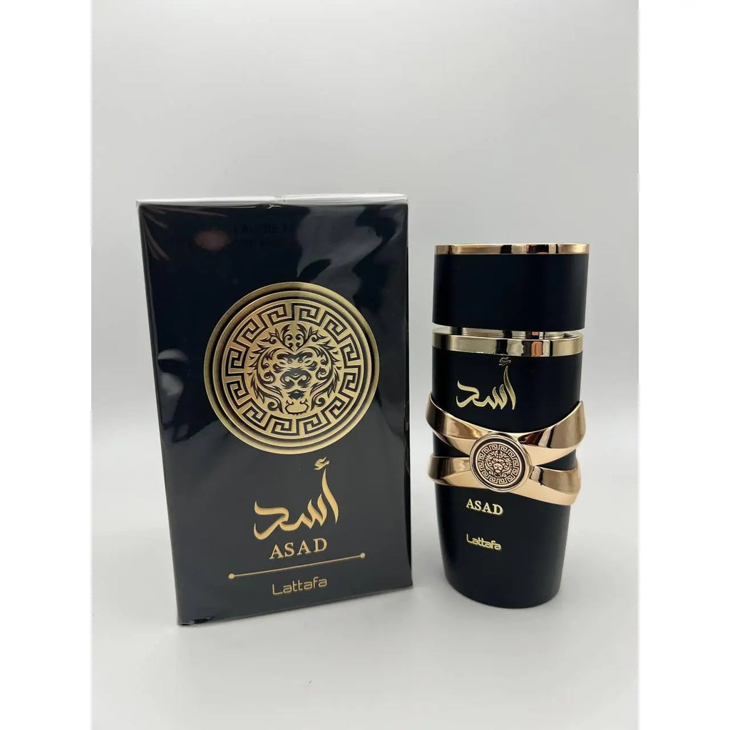 Asad de lattafa perfumes - oriental male fragrance with notes of black pepper, tobacco and vanilla, eau de parfum for men