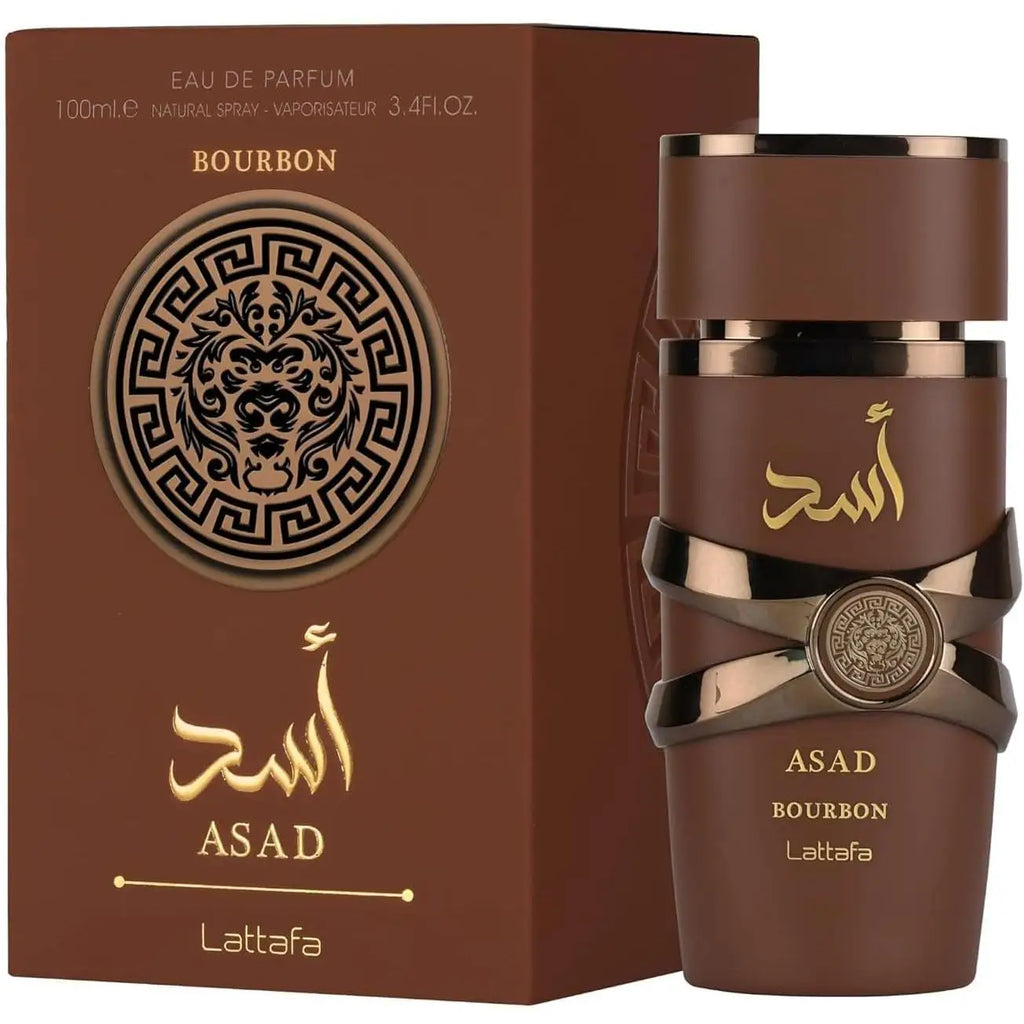 Lattafa asad bourbon edp 100 ml – intense and elegant perfume for men