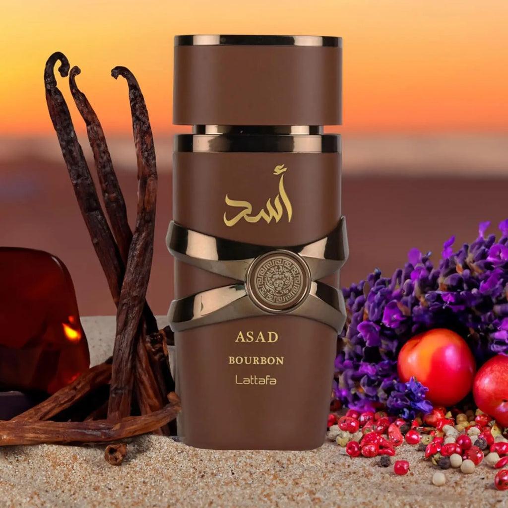 Lattafa asad bourbon edp 100 ml – intense and elegant perfume for men