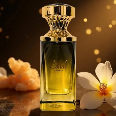 "Eshal Vanilla Eau de Parfum 100ml – Perfume Árabe 100% Original con Esencia de Vainilla Oriental y Flores Exóticas para Amantes del Lujo y la Tradición