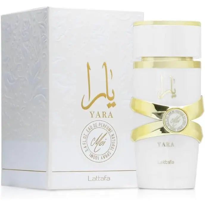 YARA ROSA 100ML, original Arabic perfume for women, features a captivating sweet and floral aroma with long-lasting durability, elegantly packaged in a modern bottle, ideal for gifting and special occasions.