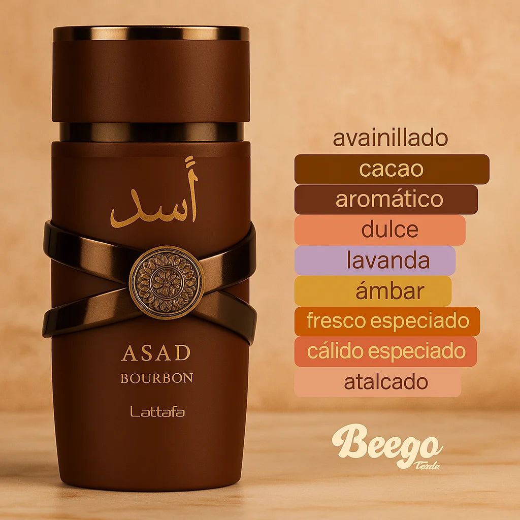 Lattafa asad bourbon edp 100 ml – intense and elegant perfume for men