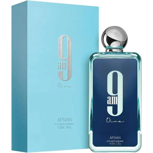 Afnan 9am dive edp 100 ml (3.4 oz) - fresh and versatile unisex perfume