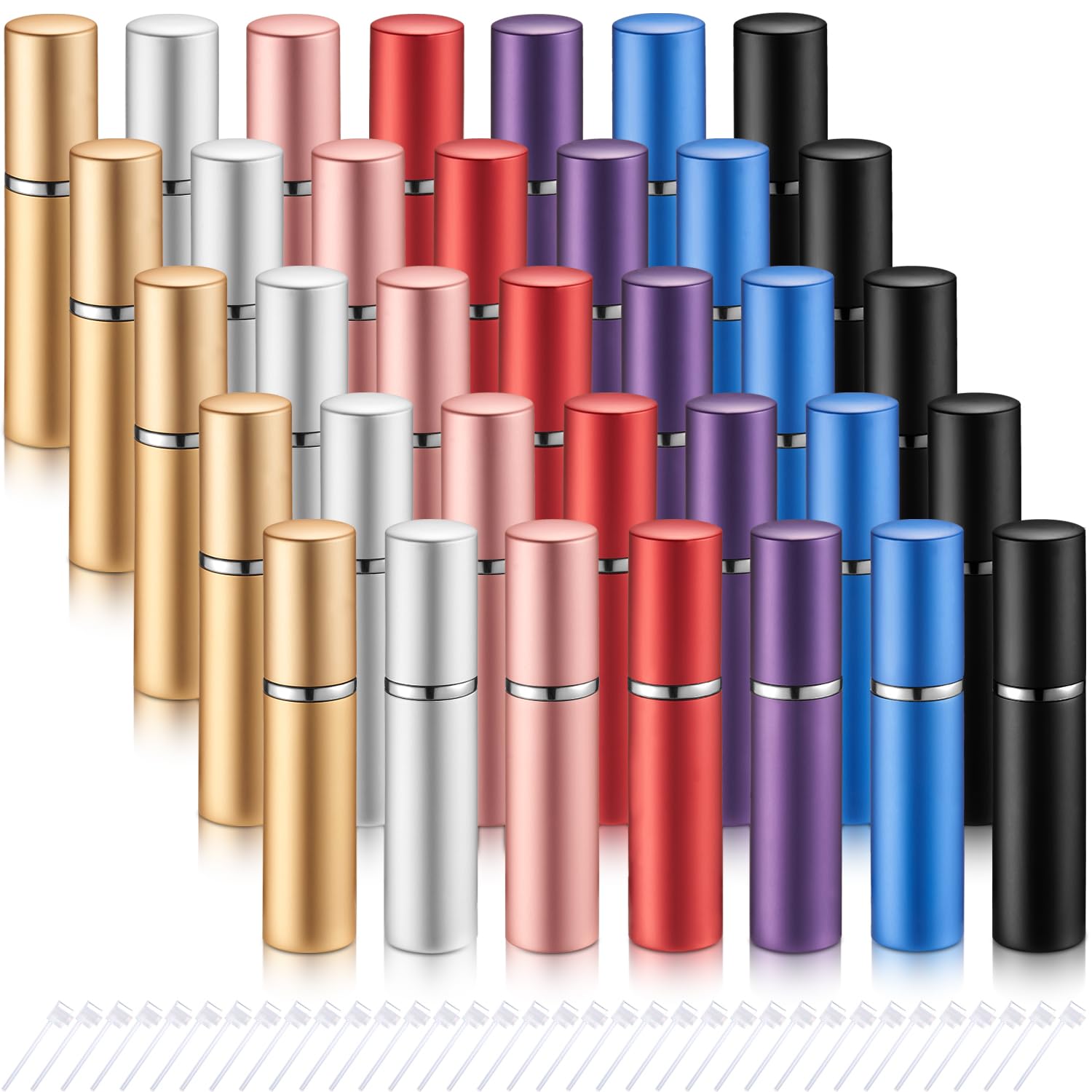 35 Pieces Refillable Perfume Atomizer Mini Refillable Spray Perfume Bottle Portable Perfume Bottle with 35 Pieces Perfume Refill Pump Perfume Dispenser Pump Transfer Tool for Outgoing (10ml)